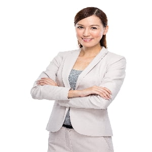 Confident businesswoman